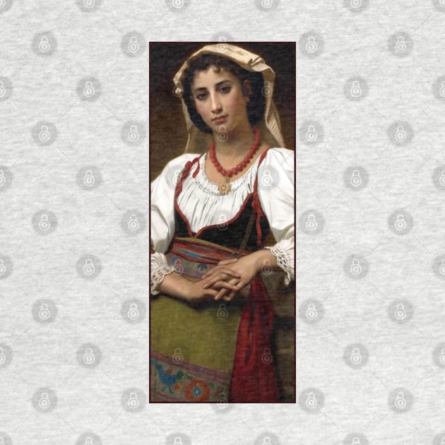 The Neapolitan Girl by Hugues Merle by academic-art